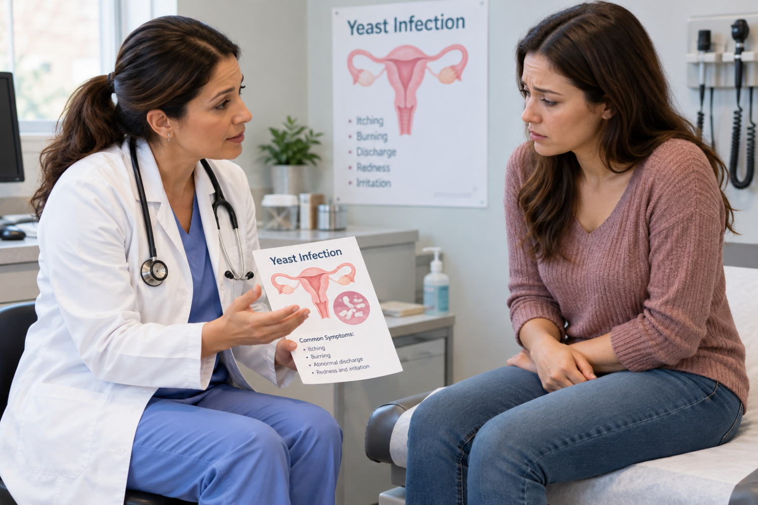 Yeast infection consultation visit
