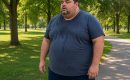 Man with sleep apnea exercising